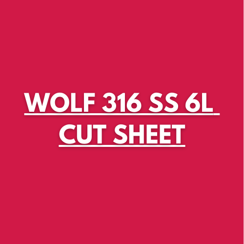 WP0027 Wolf 316 SS 6L Cut Sheet image